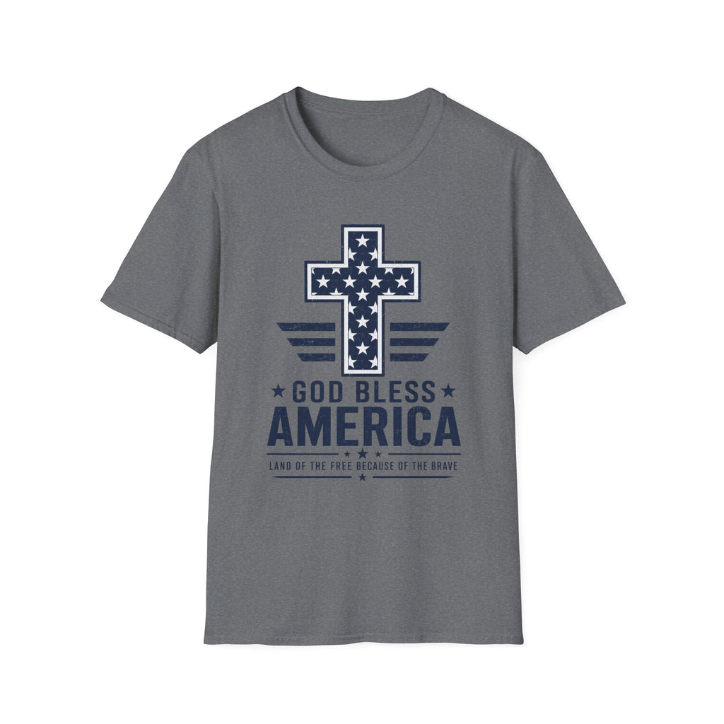 God Bless America Blue T-Shirt