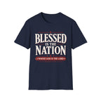Blessed Is The Nation Red T-Shirt