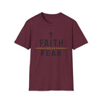 Faith Over Fear Cross Top T-Shirt