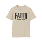 Faith Over Fear Black And Gold T-Shirt