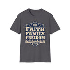 Faith Family Freedom T-Shirt