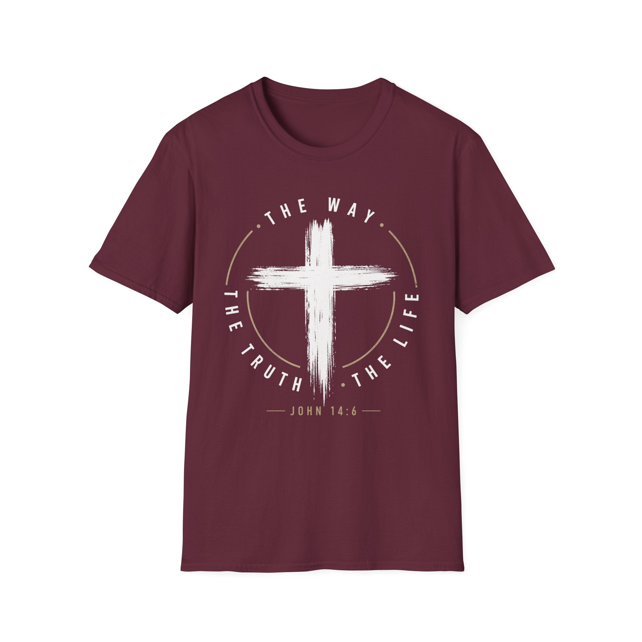 The Way The Truth The Life Cross T-Shirt