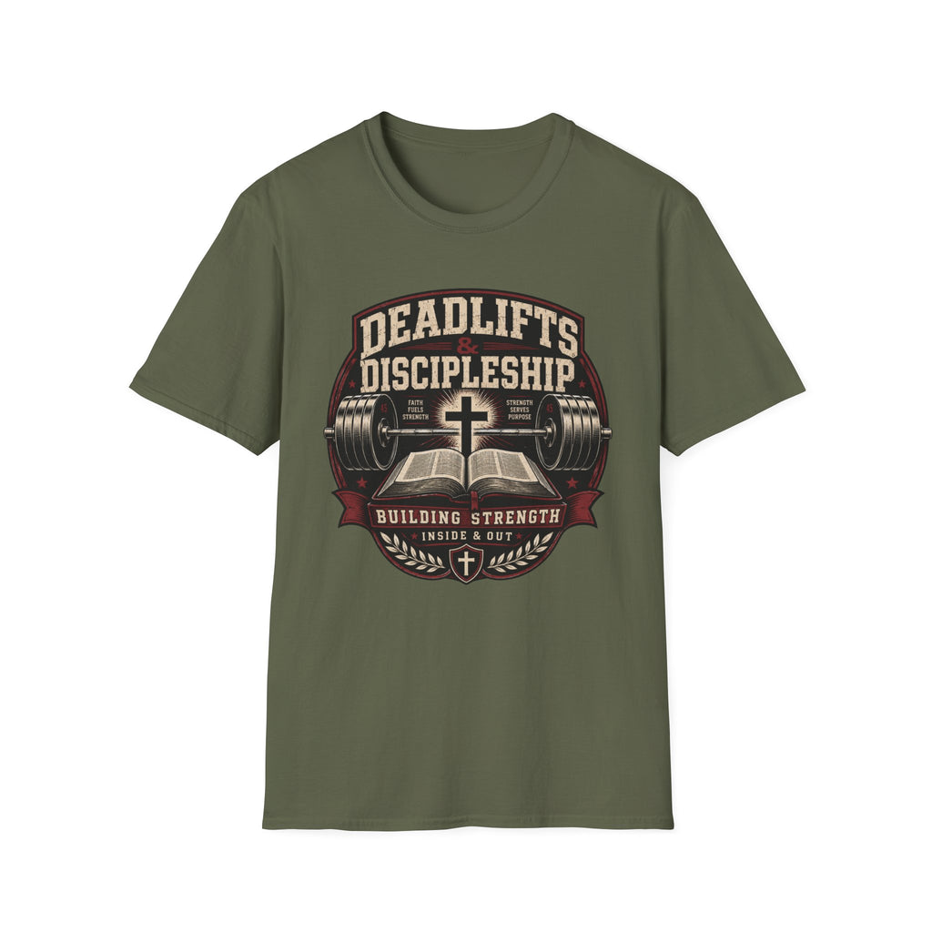 Deadlifts & Discipleship T-Shirt
