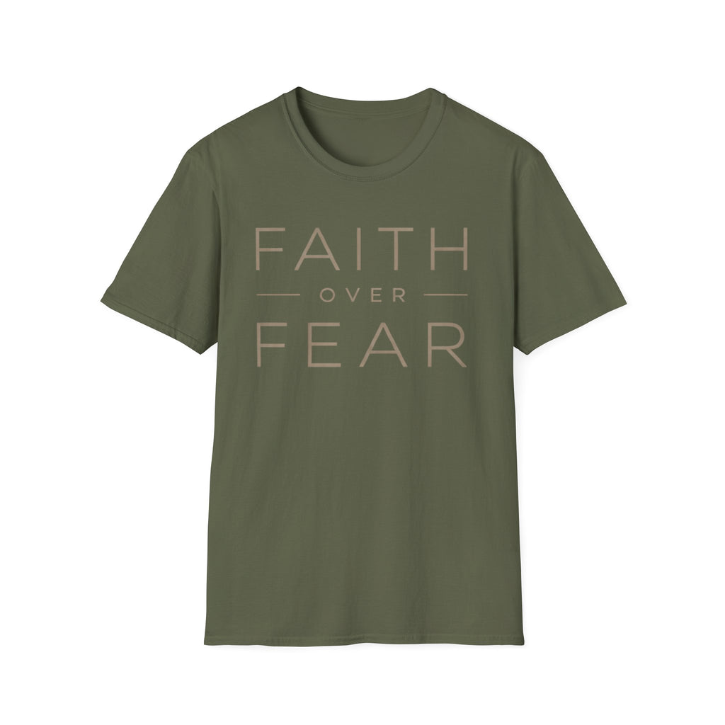 Faith Over Fear Gold T-Shirt