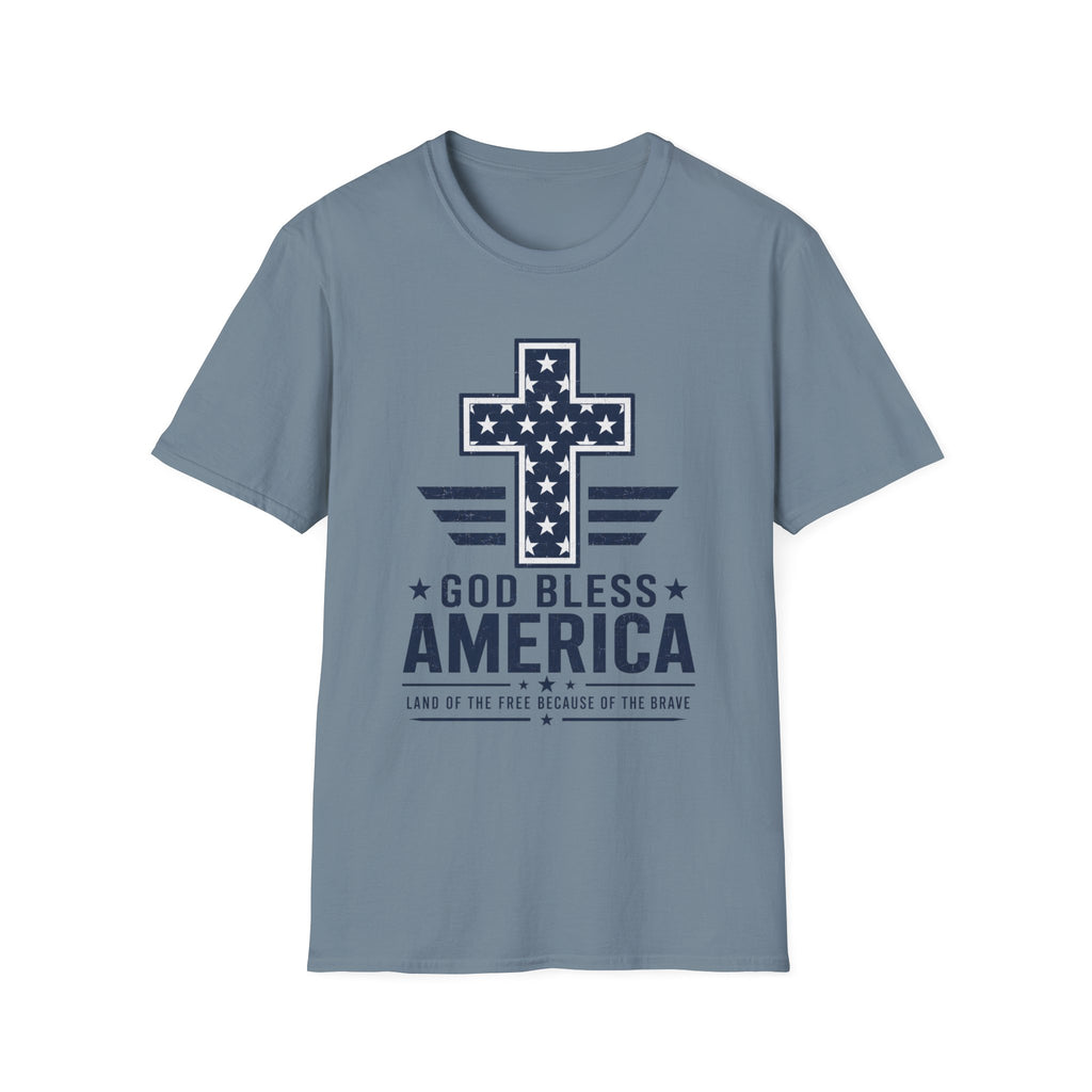 God Bless America Blue T-Shirt