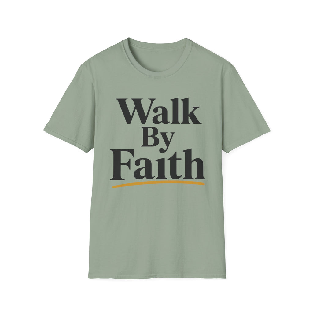 Walk By Faith Gold T-Shirt