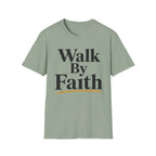 Walk By Faith Gold T-Shirt