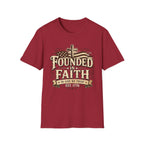 Founded In Faith Flag T-Shirt