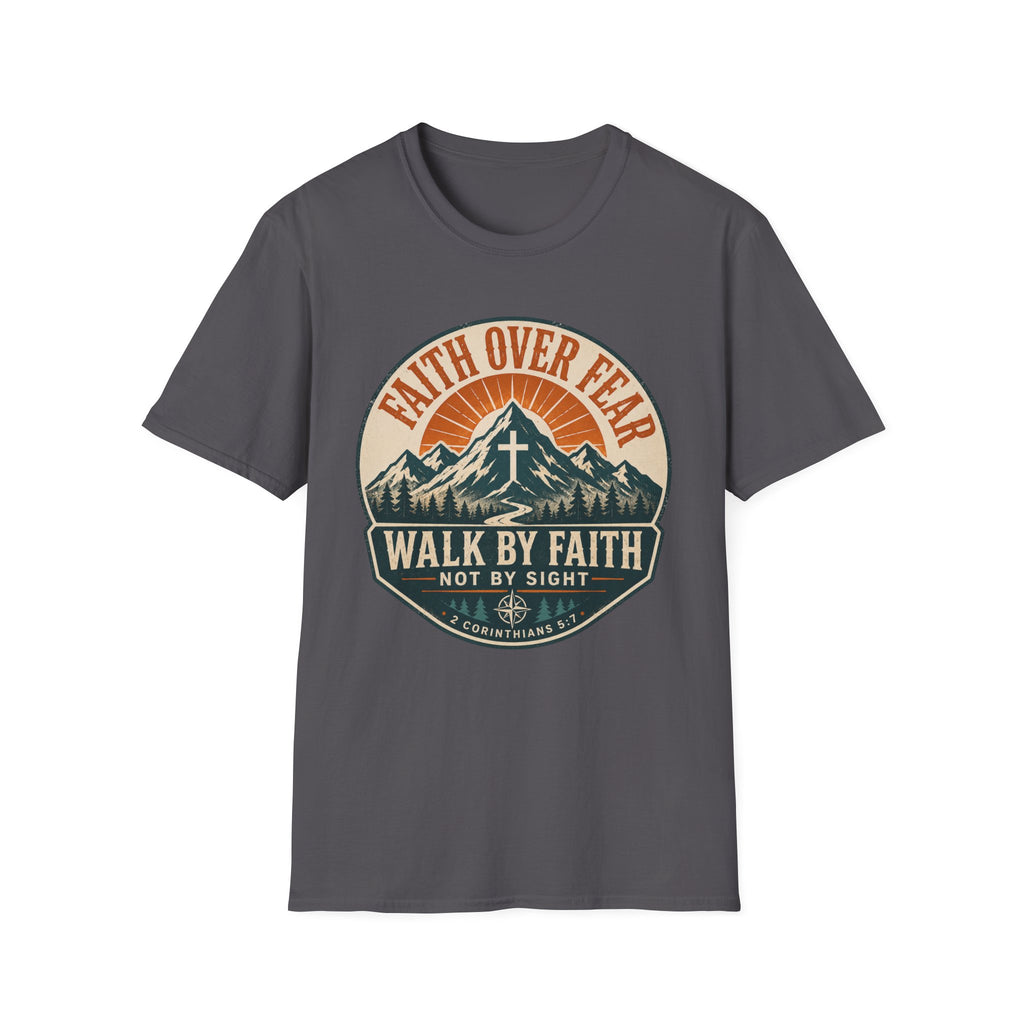 Faith Over Fear Shield Style T-Shirt