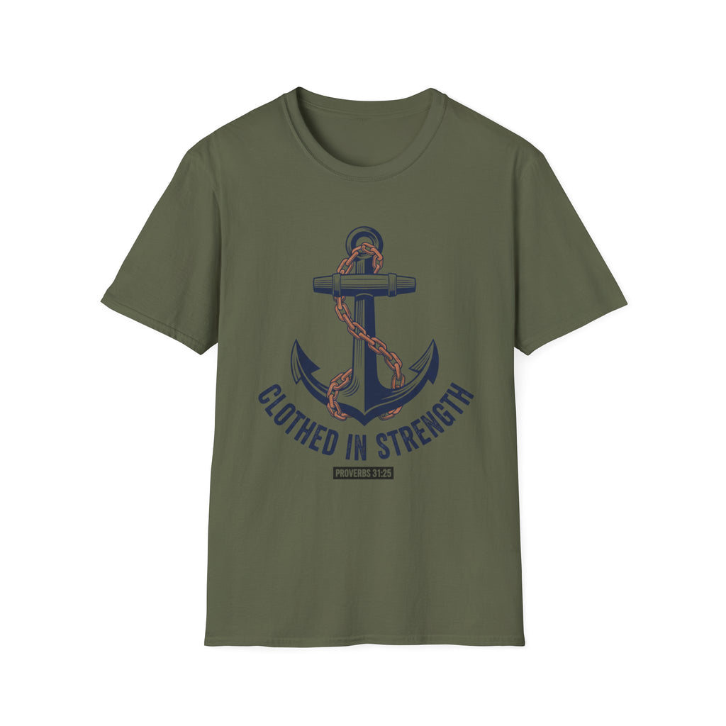 Clothed In Strength Proverbs T-Shirt