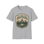 The Lord Is My Shephard Badge Style T-Shirt