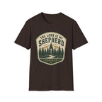 The Lord Is My Shephard Badge Style T-Shirt