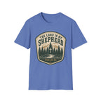 The Lord Is My Shephard Badge Style T-Shirt