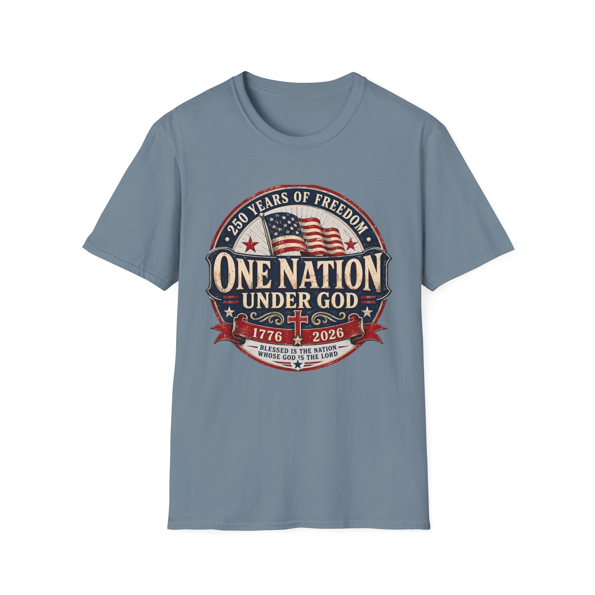 One Nation Under God Flag T-Shirt