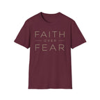Faith Over Fear Gold T-Shirt