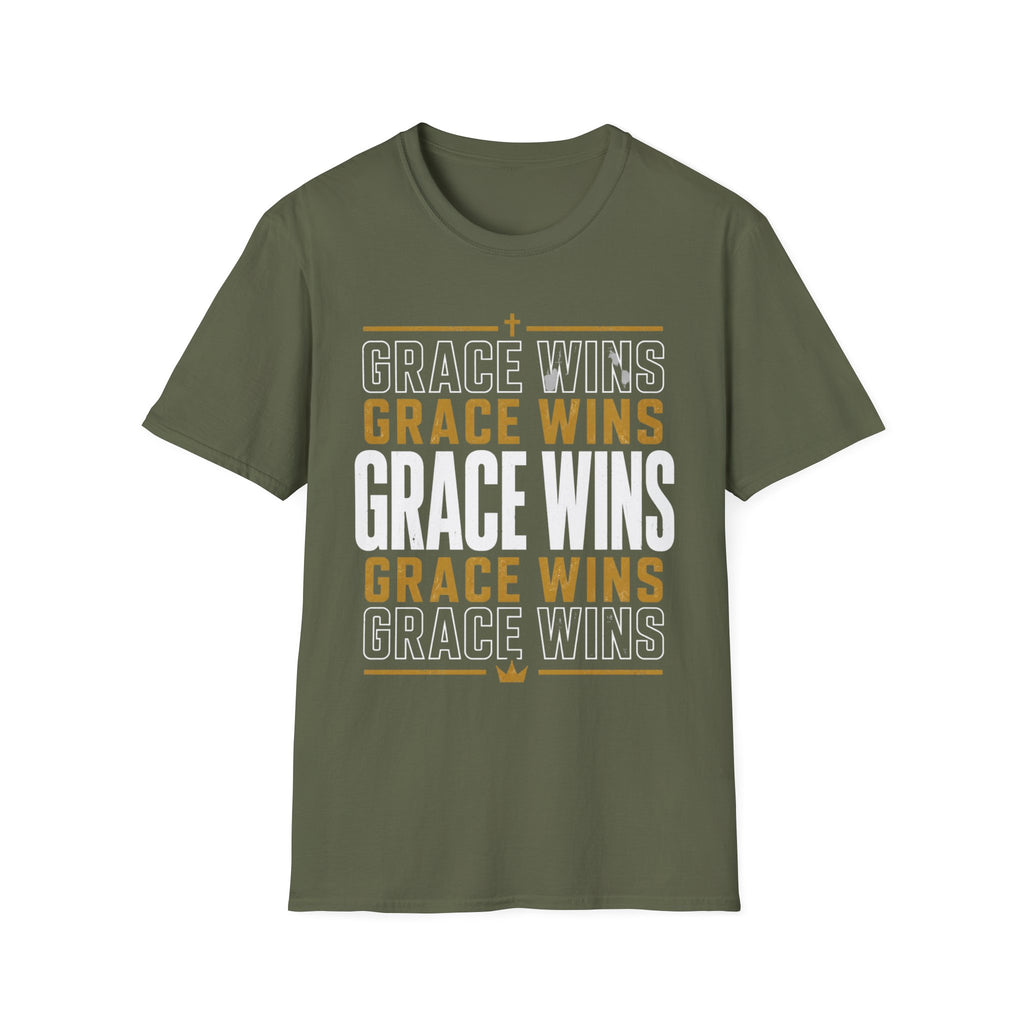 Grace Wins Cross T-Shirt