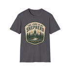 The Lord Is My Shephard Badge Style T-Shirt