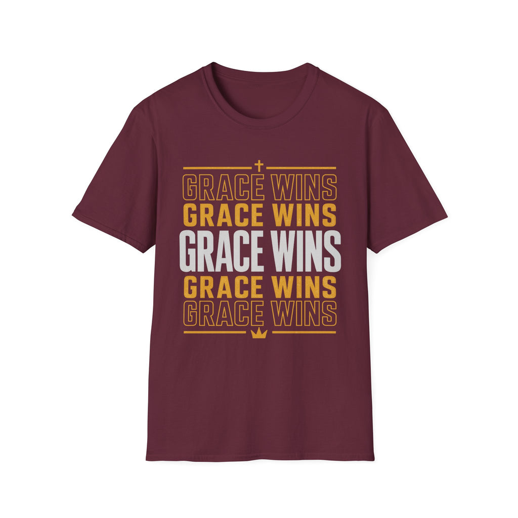 Grace Wins Cross T-Shirt