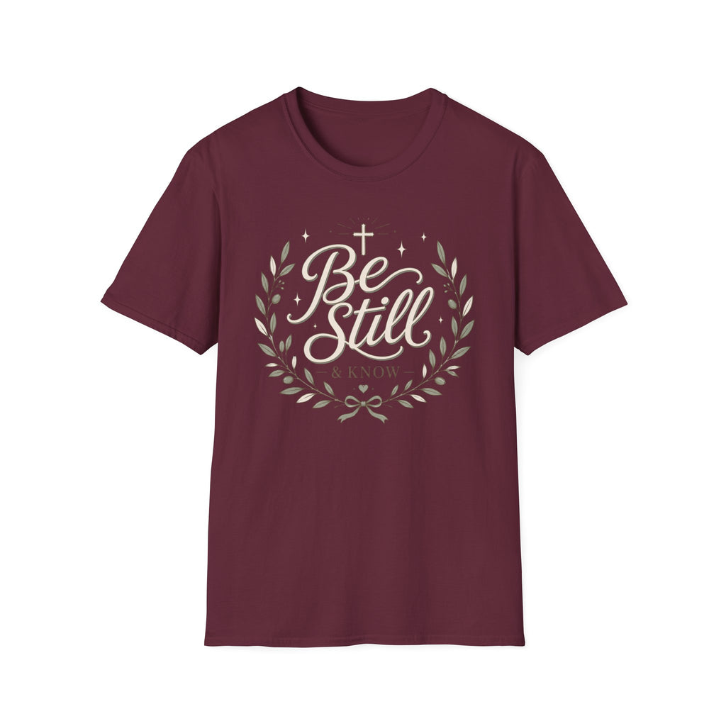 Be Still Know Wreath T-Shirt