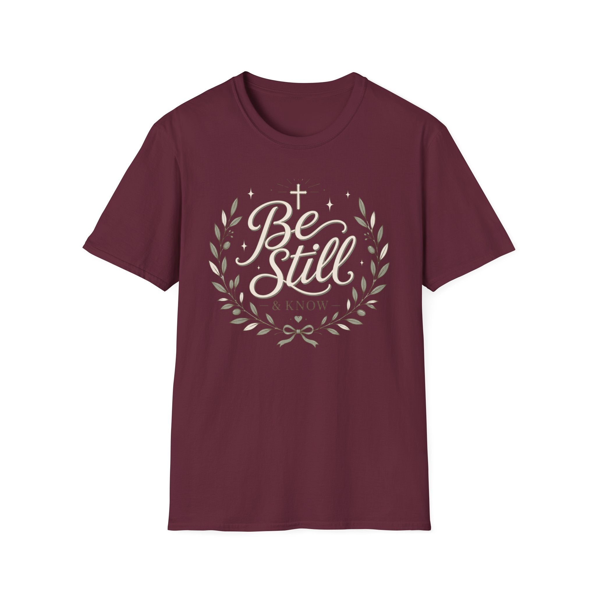 Be Still Know Wreath T-Shirt
