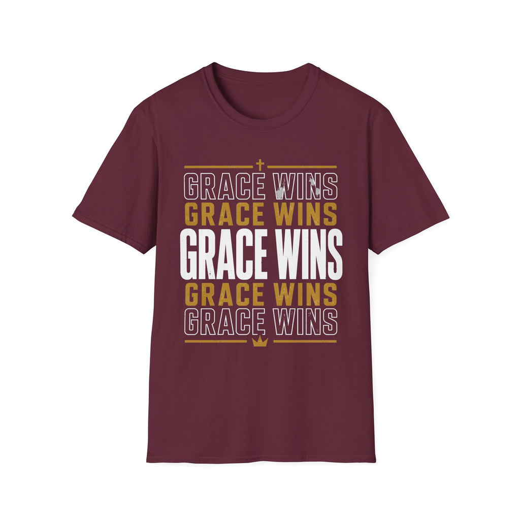 Grace Wins Cross T-Shirt