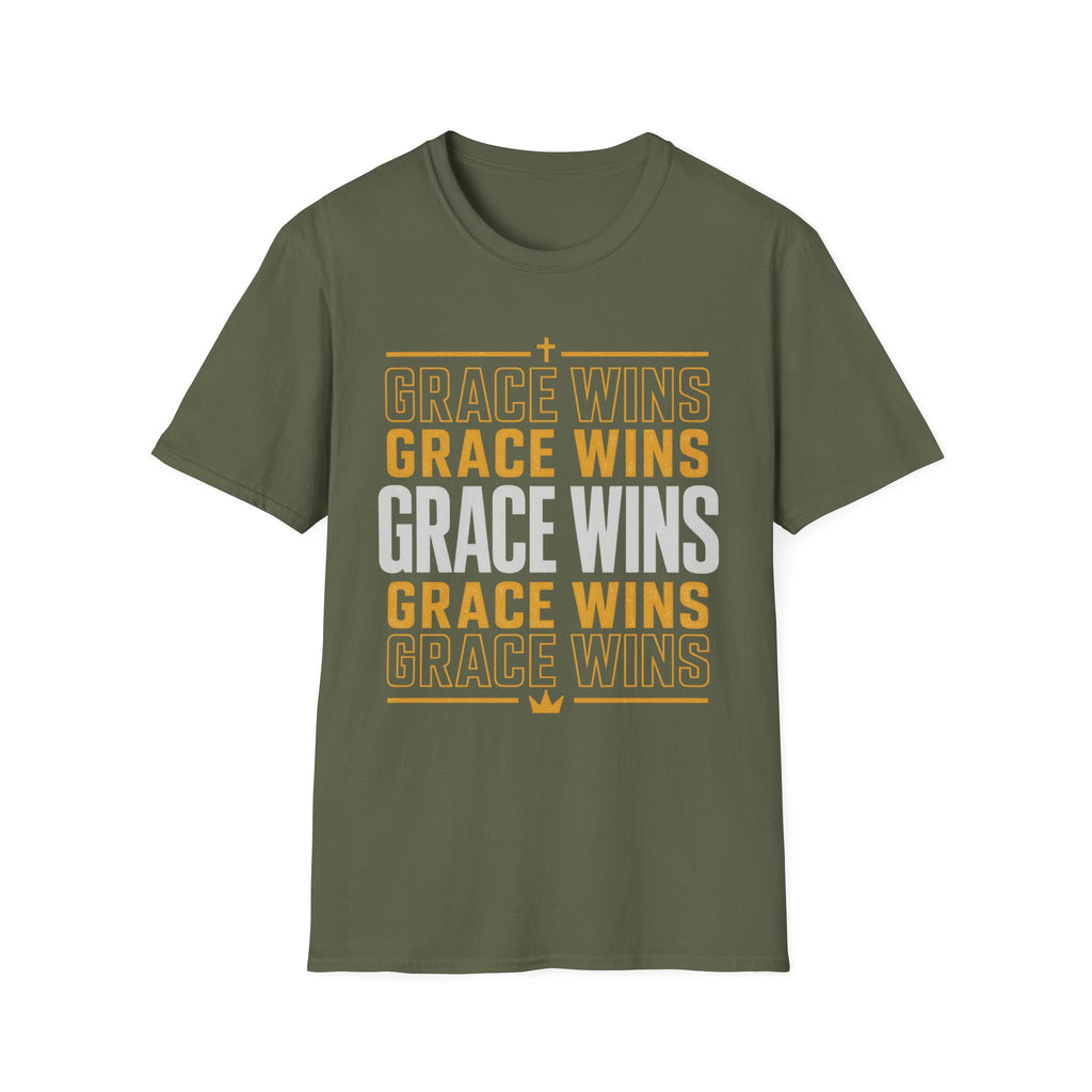 Grace Wins Cross T-Shirt