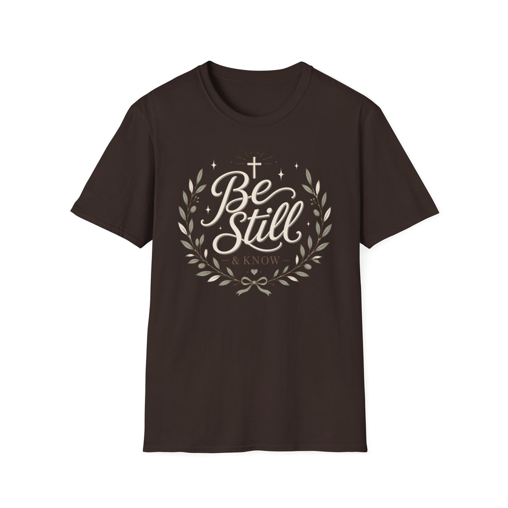 Be Still Know Wreath T-Shirt