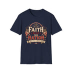 Faith Built This Nation Flag T-Shirt