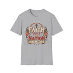 Faith Built This Nation Flag T-Shirt