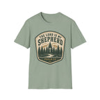 The Lord Is My Shephard Badge Style T-Shirt