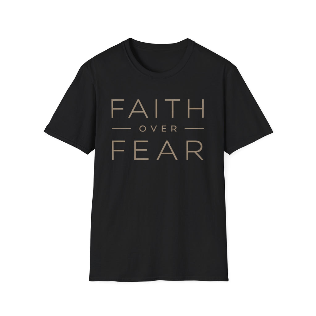 Faith Over Fear Gold T-Shirt