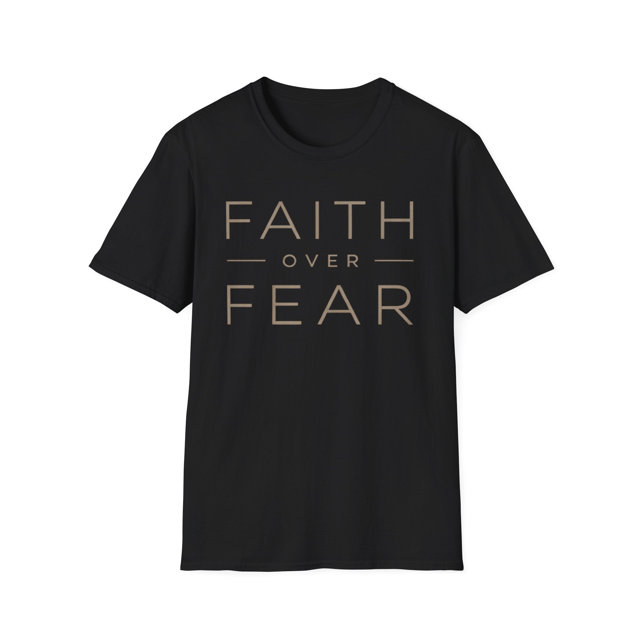 Faith Over Fear Gold T-Shirt