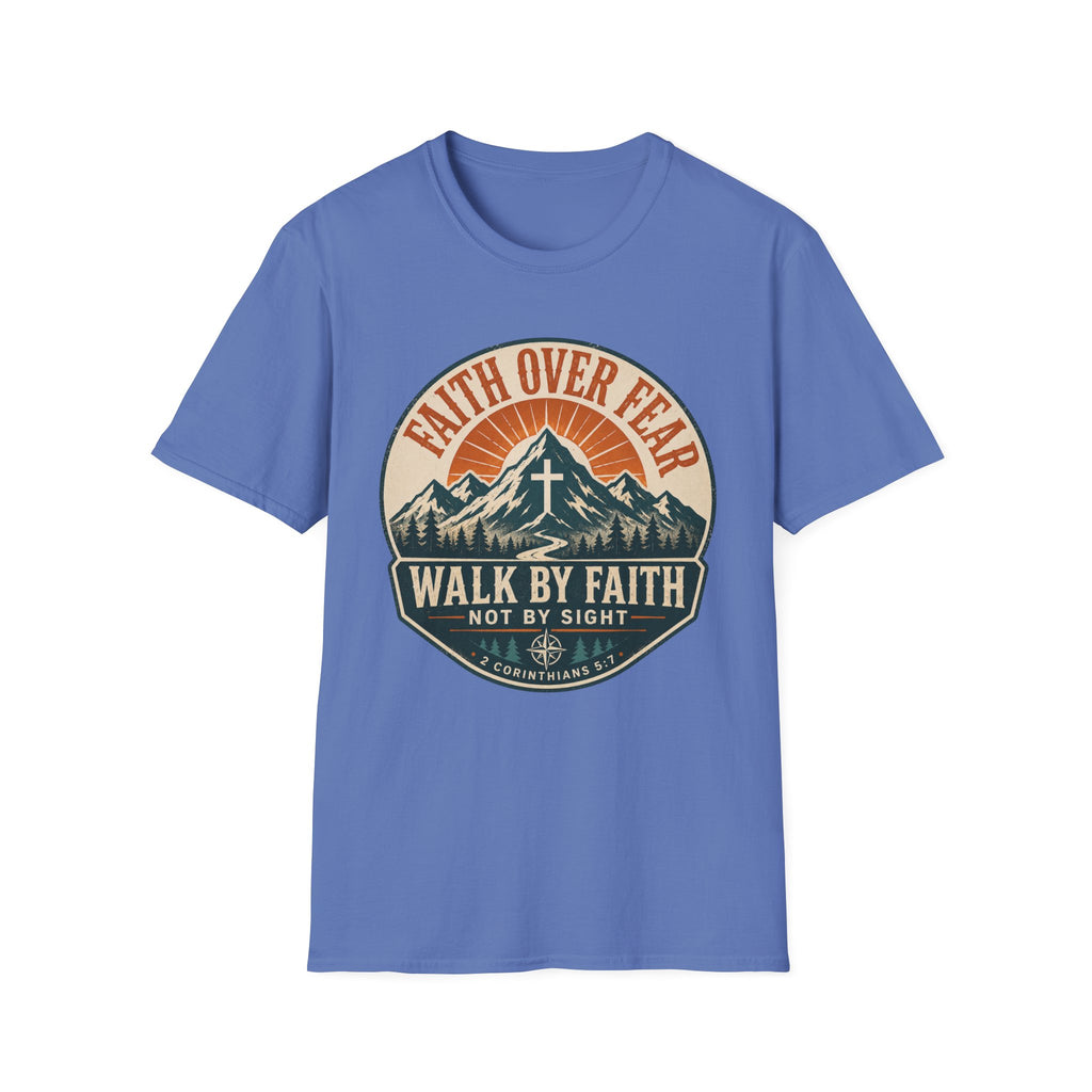 Faith Over Fear Shield Style T-Shirt