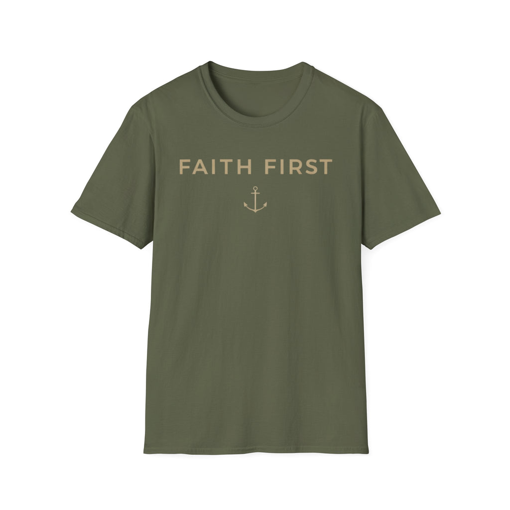 Faith First Anchor T-Shirt