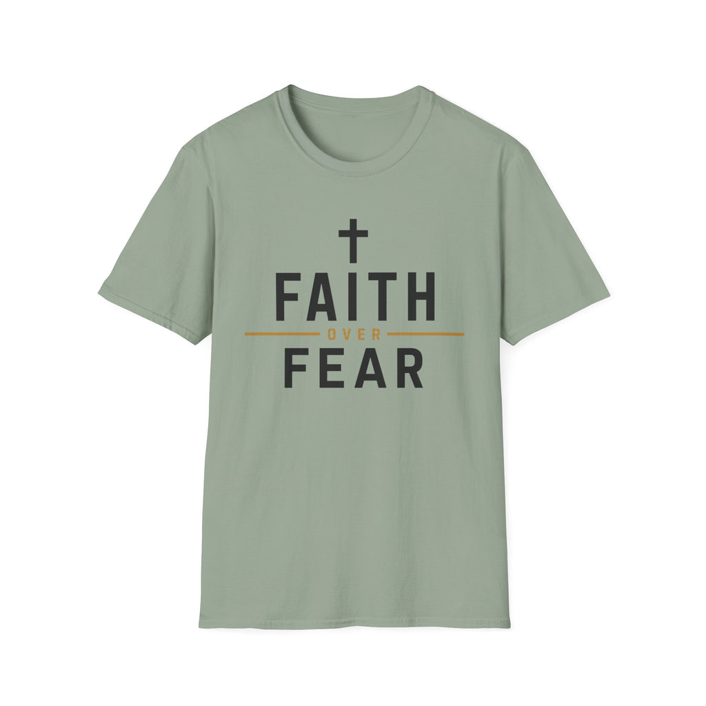 Faith Over Fear Cross Top T-Shirt
