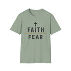 Faith Over Fear Cross Top T-Shirt