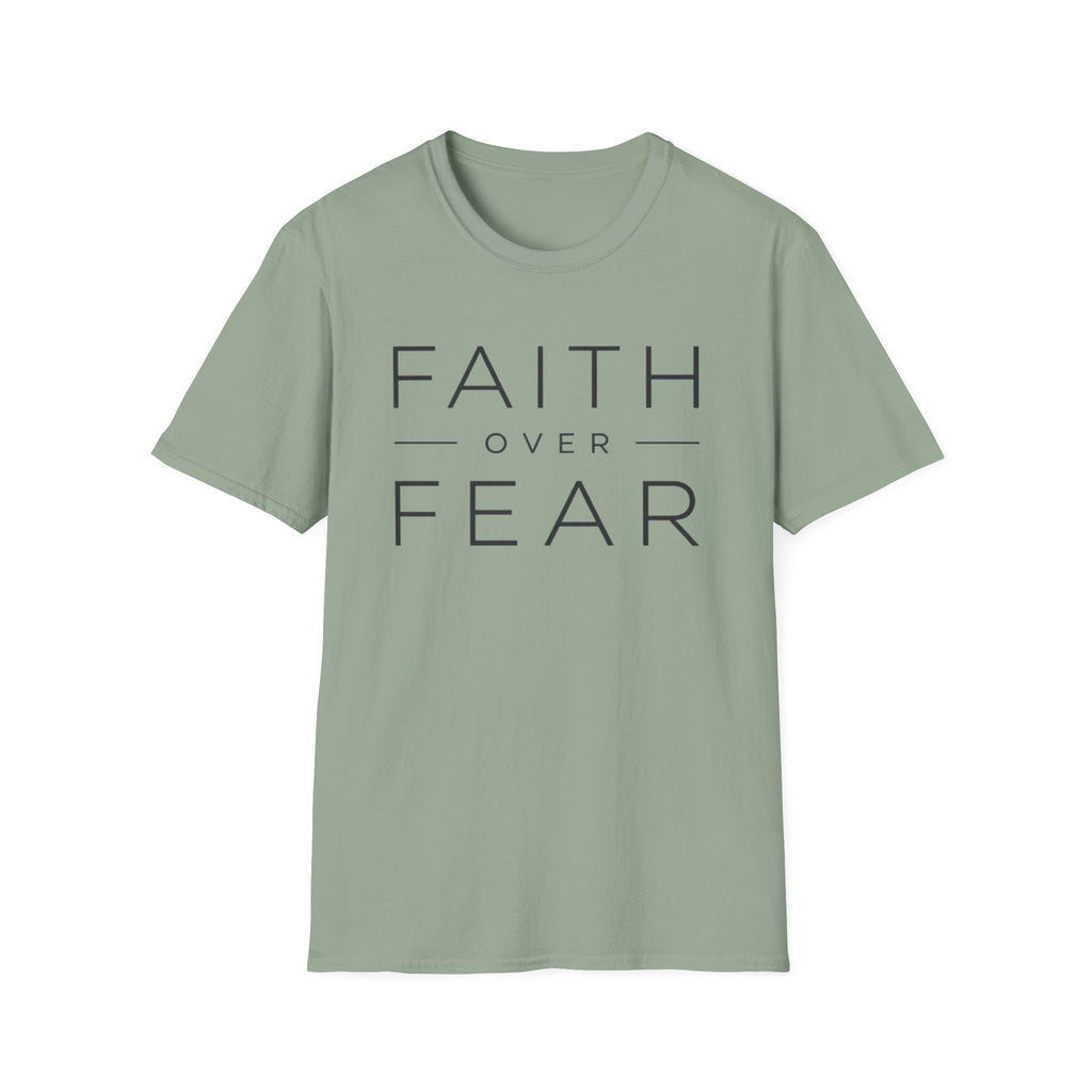 Faith Over Fear Print T-Shirt