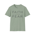 Faith Over Fear Print T-Shirt