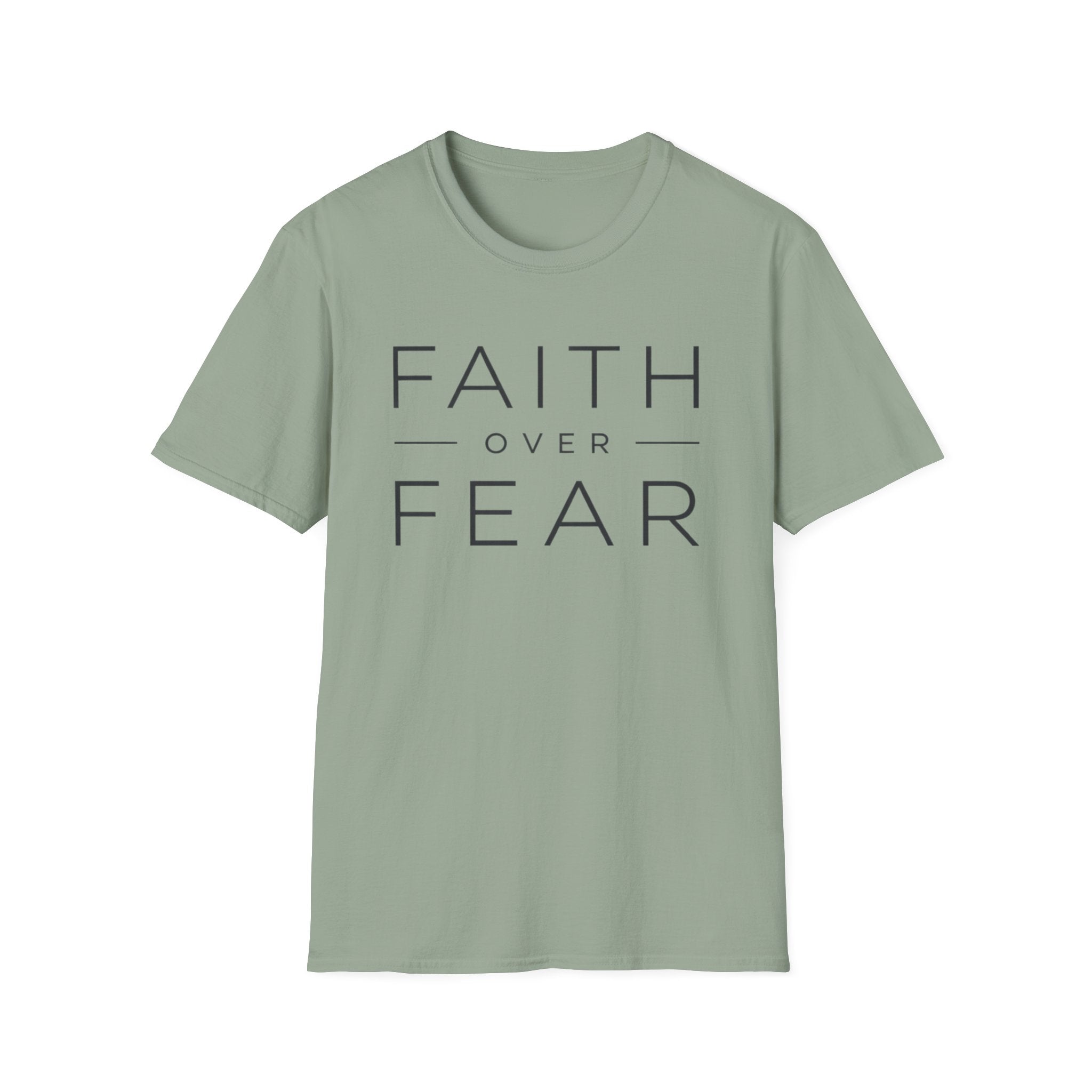 Faith Over Fear Print T-Shirt