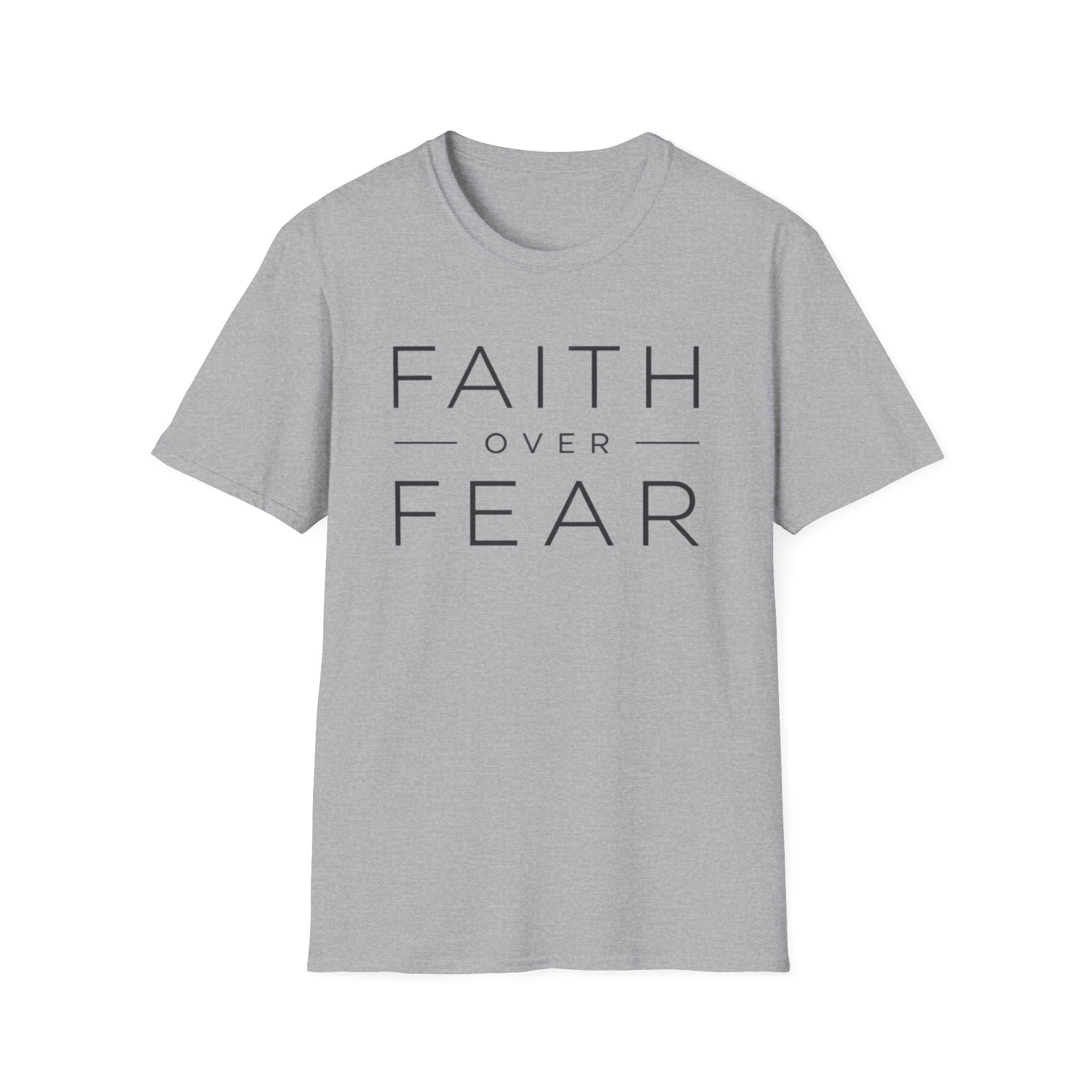 Faith Over Fear Print T-Shirt