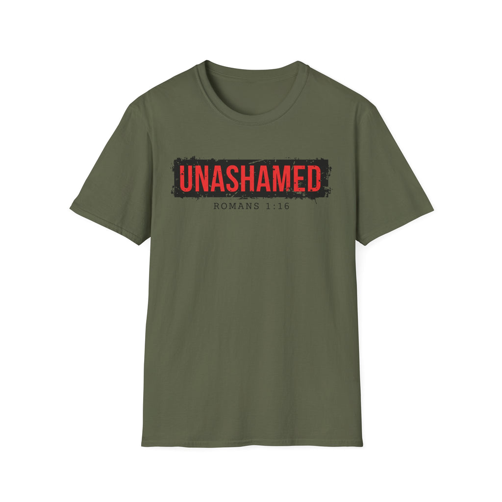 Unashamed Rom 1:16 T-Shirt