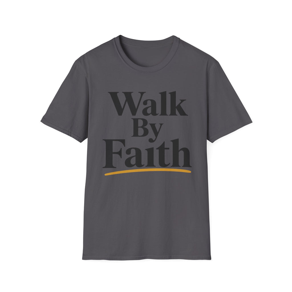 Walk By Faith Gold T-Shirt
