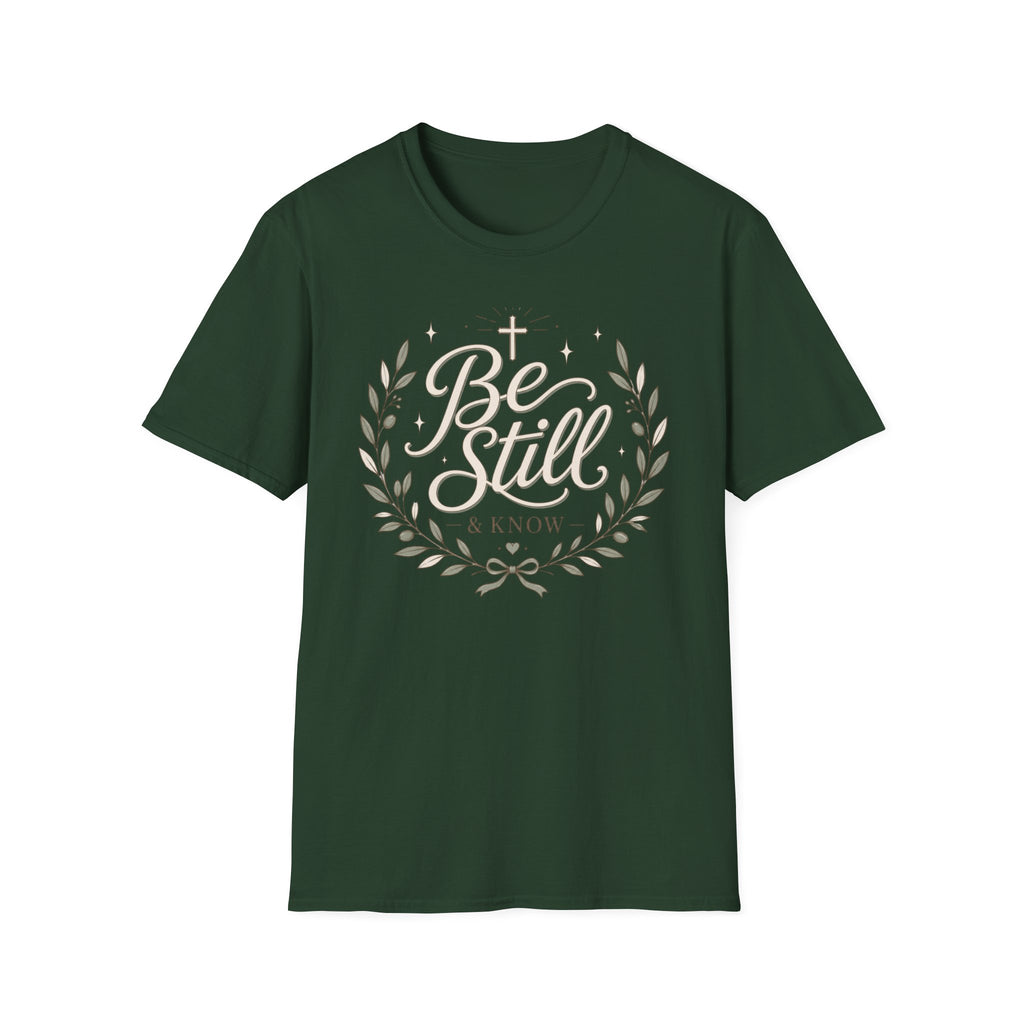 Be Still Know Wreath T-Shirt