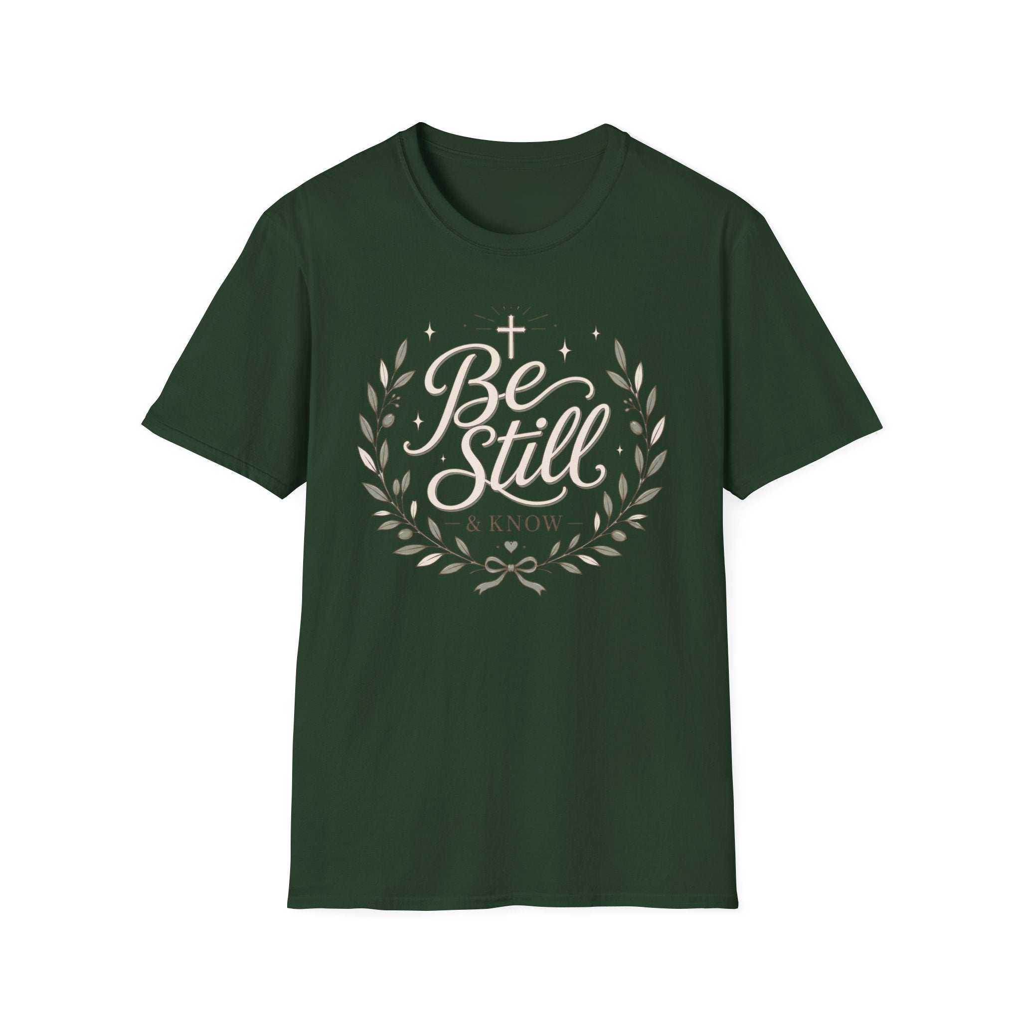 Be Still Know Wreath T-Shirt