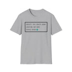 Subject Location Status T-Shirt