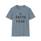Faith Over Fear Cross Top T-Shirt