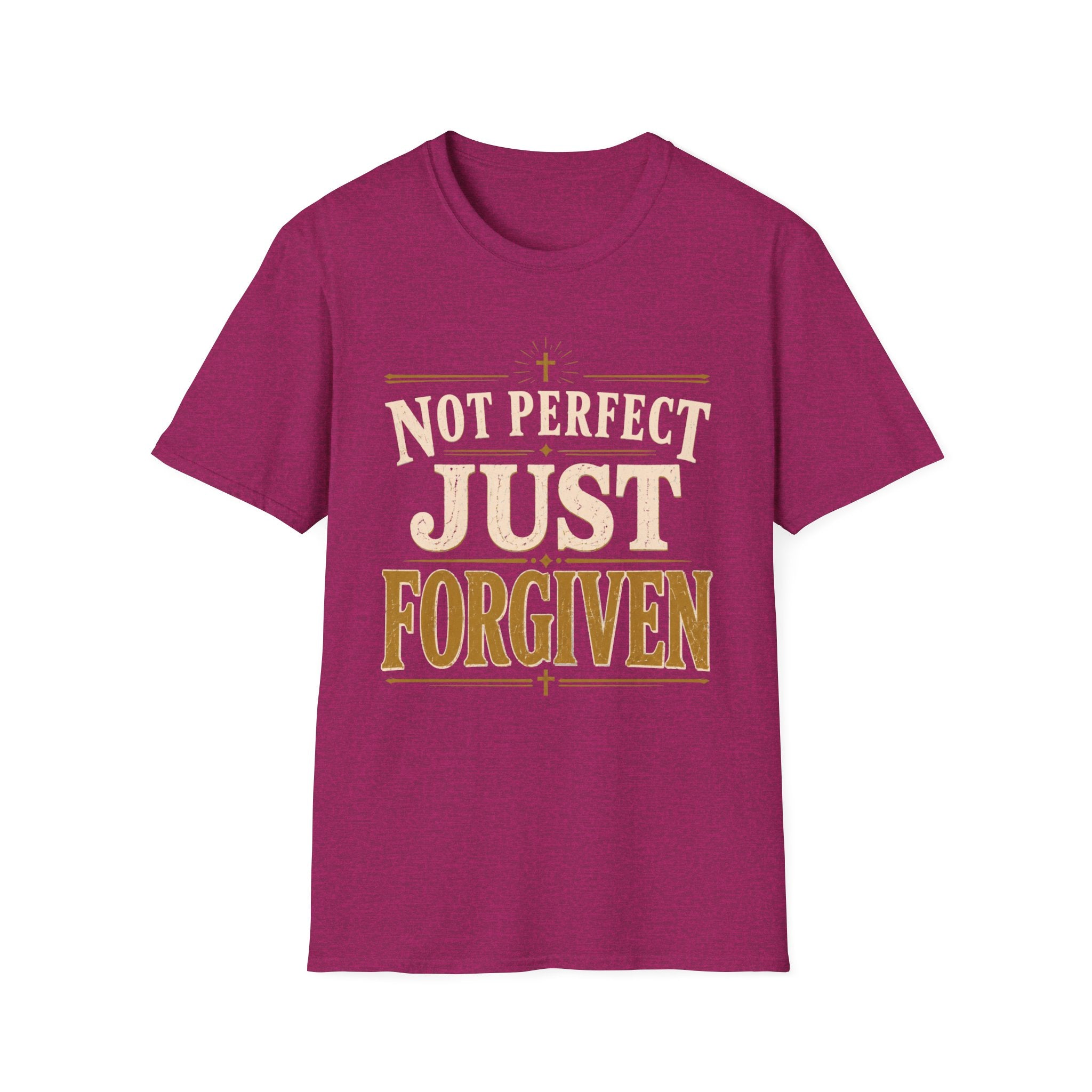 Not Perfect Just Forgiven Gold T-Shirt