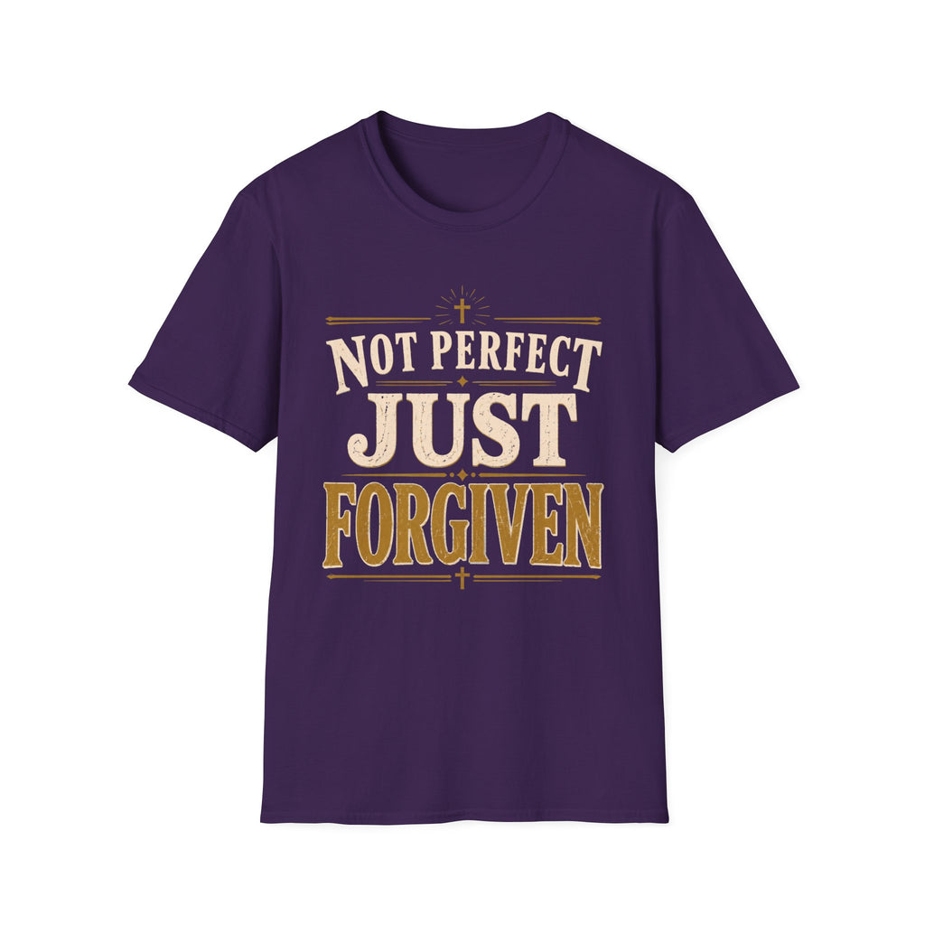 Not Perfect Just Forgiven Gold T-Shirt