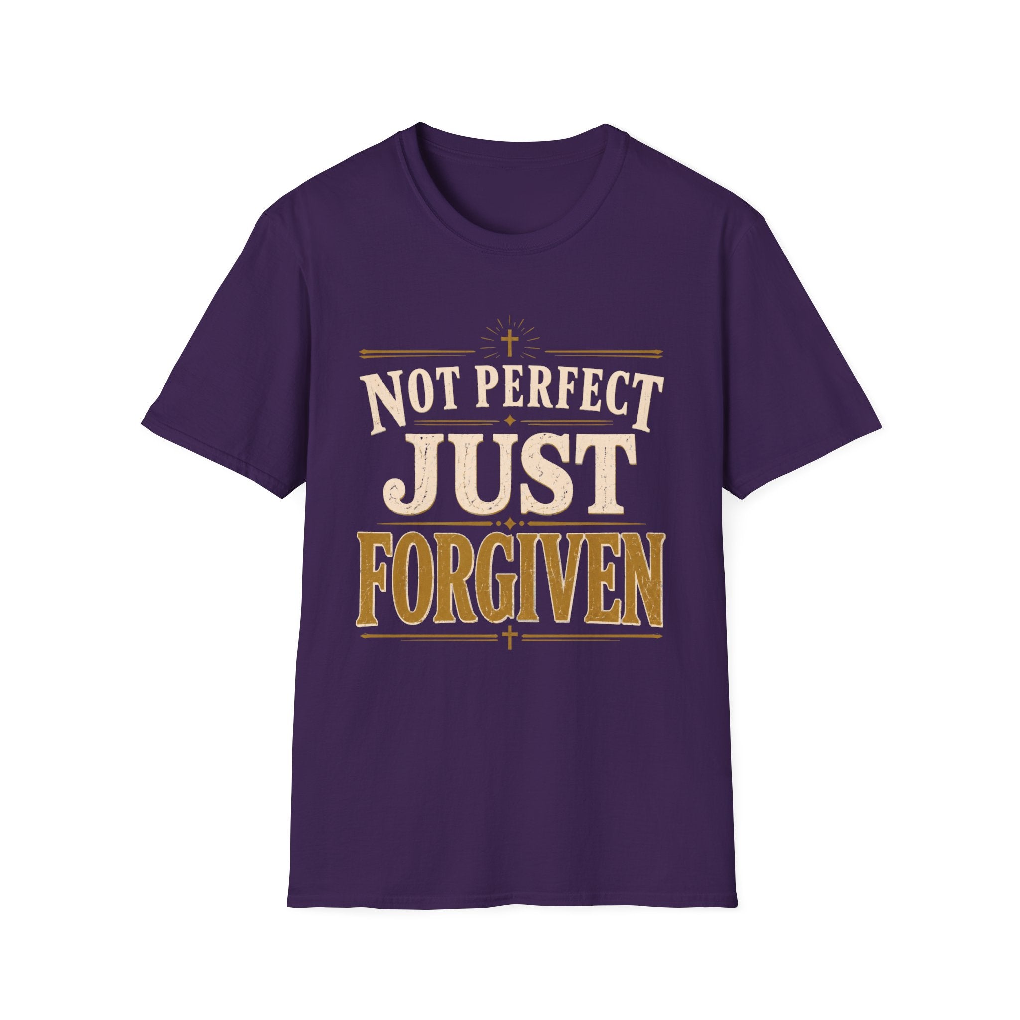 Not Perfect Just Forgiven Gold T-Shirt
