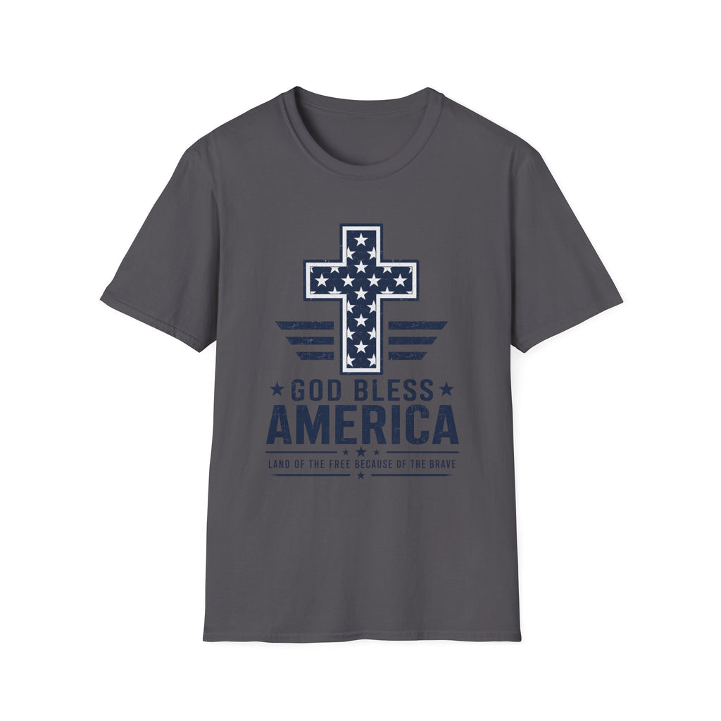God Bless America Blue T-Shirt